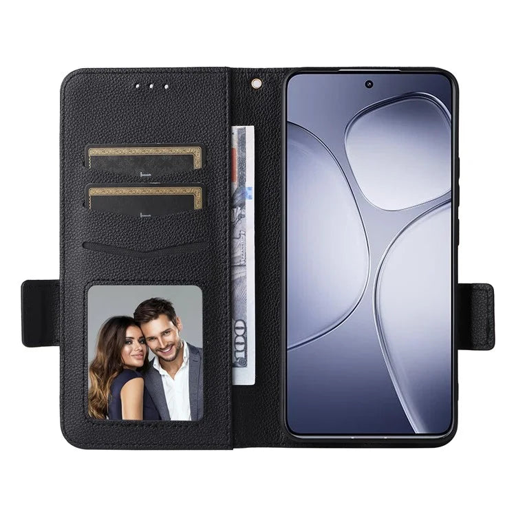 For Xiaomi Redmi K70 Ultra Case Litchi Texture PU Leather Wallet Flip Phone Cover