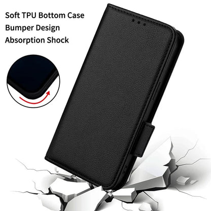 For Xiaomi Redmi K70 Ultra Case Litchi Texture PU Leather Wallet Flip Phone Cover