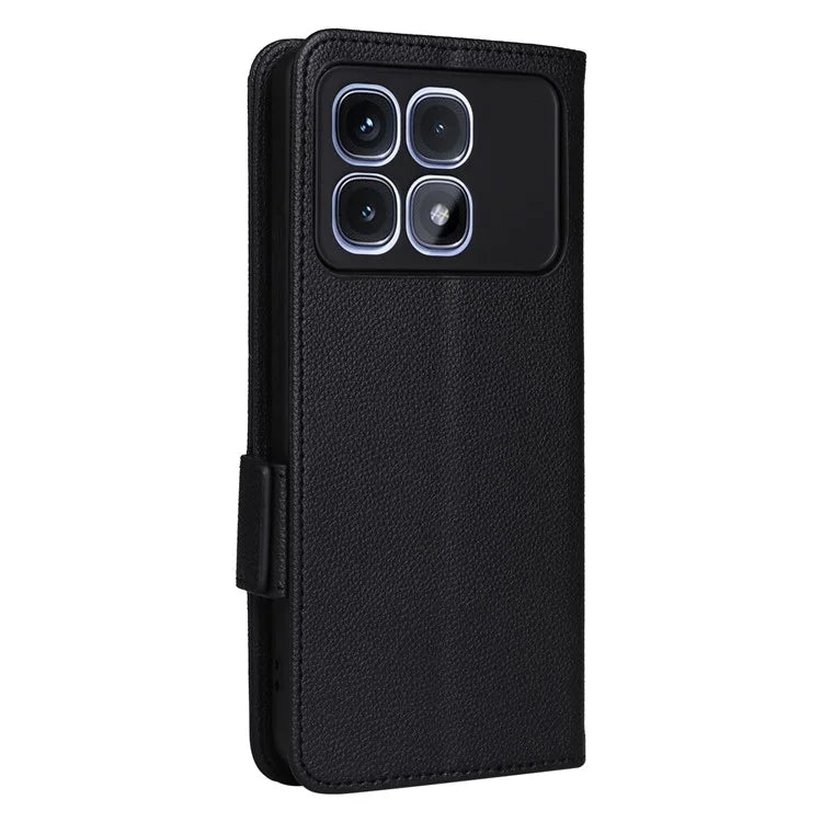 For Xiaomi Redmi K70 Ultra Case Litchi Texture PU Leather Wallet Flip Phone Cover