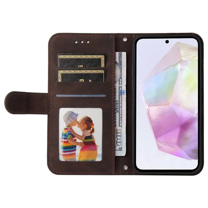 For Samsung Galaxy M35 5G Case PU Leather Phone Cover Wallet Stand View