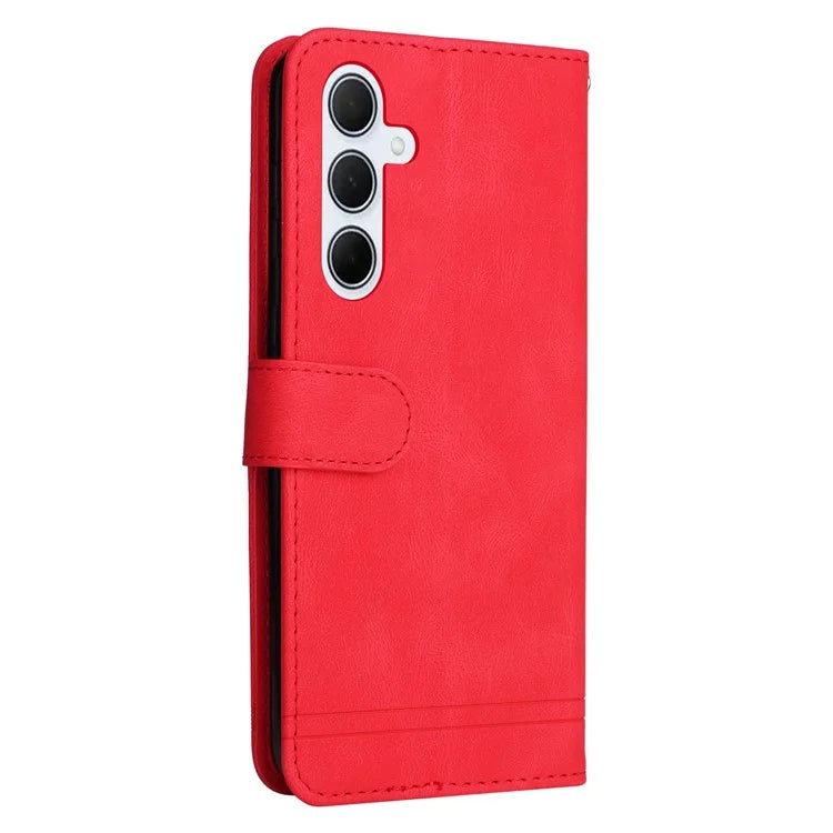 For Samsung Galaxy M35 5G Case PU Leather Phone Cover Wallet Stand View