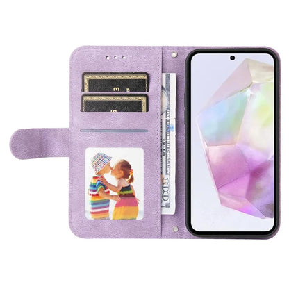 For Samsung Galaxy M35 5G Case PU Leather Phone Cover Wallet Stand View