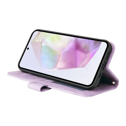 For Samsung Galaxy M35 5G Case PU Leather Phone Cover Wallet Stand View