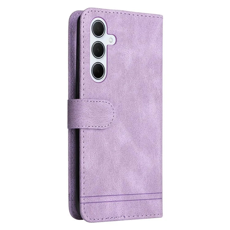 For Samsung Galaxy M35 5G Case PU Leather Phone Cover Wallet Stand View