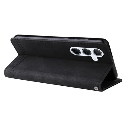 For Samsung Galaxy M35 5G Case PU Leather Phone Cover Wallet Stand View