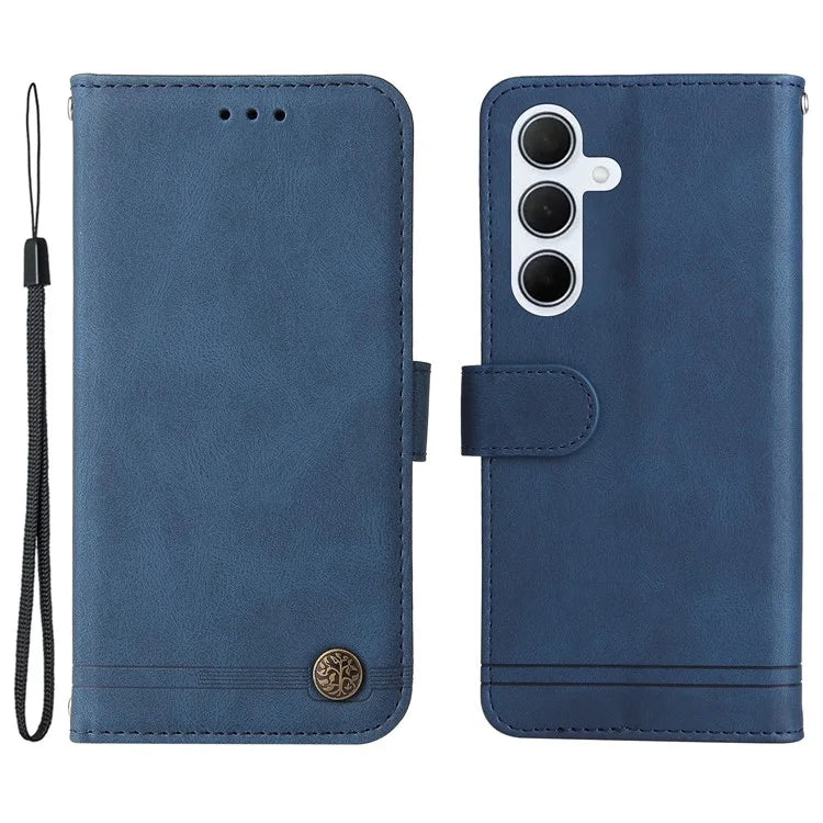For Samsung Galaxy M35 5G Case PU Leather Phone Cover Wallet Stand View