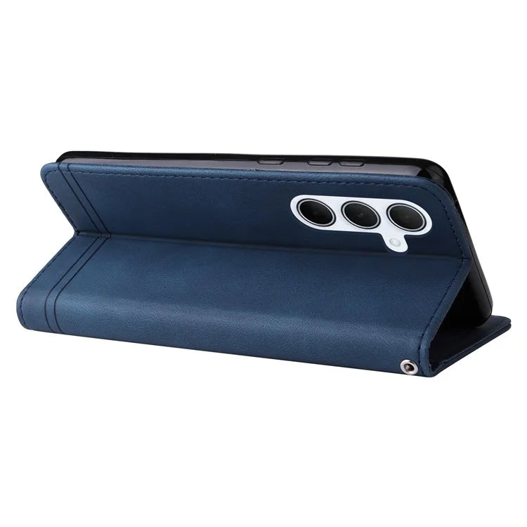 For Samsung Galaxy M35 5G Case PU Leather Phone Cover Wallet Stand View