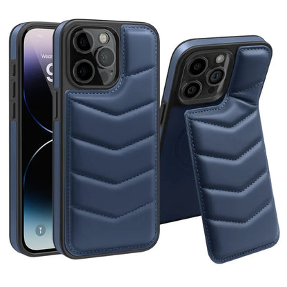 For iPhone 14 Pro Max Case Compatible with MagSafe RFID Blocking Card Slot Leather Back Cover