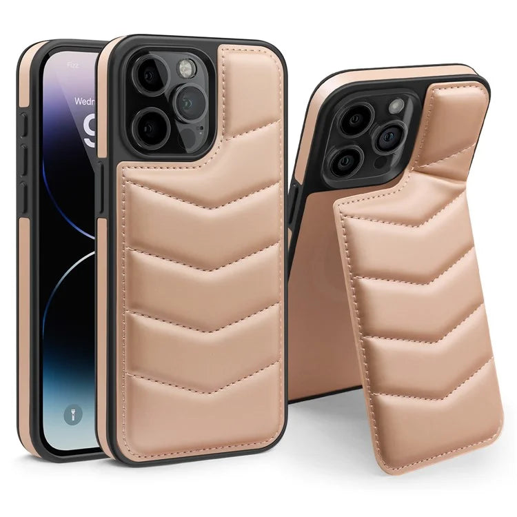 For iPhone 14 Pro Max Case Compatible with MagSafe RFID Blocking Card Slot Leather Back Cover