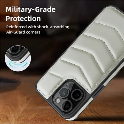 For iPhone 14 Pro Max Case Compatible with MagSafe RFID Blocking Card Slot Leather Back Cover