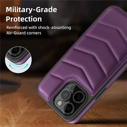 For iPhone 14 Pro Max Case Compatible with MagSafe RFID Blocking Card Slot Leather Back Cover