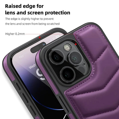 For iPhone 14 Pro Max Case Compatible with MagSafe RFID Blocking Card Slot Leather Back Cover