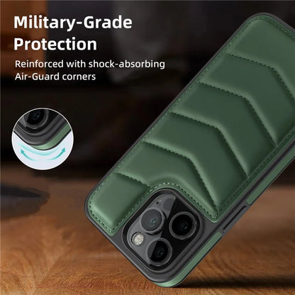 For iPhone 14 Pro Max Case Compatible with MagSafe RFID Blocking Card Slot Leather Back Cover