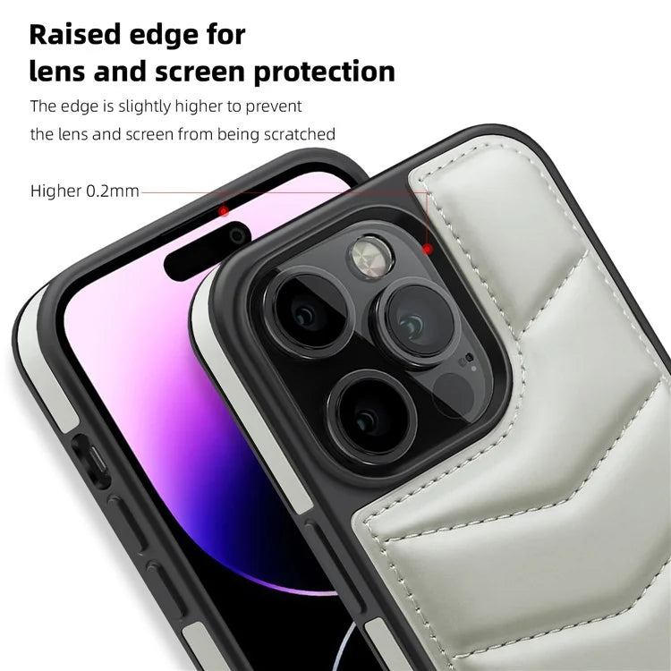 For iPhone 14 Pro Case Compatible with MagSafe RFID Blocking Card Slot Leather Back Cover
