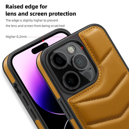 For iPhone 14 Pro Case Compatible with MagSafe RFID Blocking Card Slot Leather Back Cover
