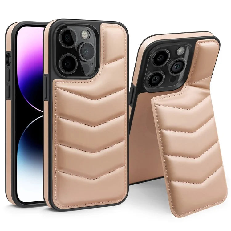 For iPhone 14 Pro Case Compatible with MagSafe RFID Blocking Card Slot Leather Back Cover