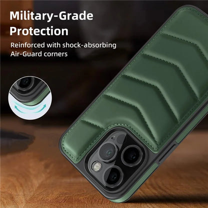 For iPhone 14 Pro Case Compatible with MagSafe RFID Blocking Card Slot Leather Back Cover