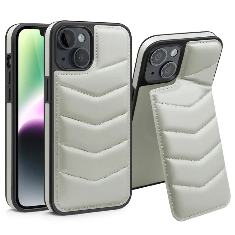 For iPhone 14 Case Case Compatible with MagSafe RFID Blocking Card Slot Leather Back Cover