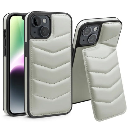 For iPhone 14 Case Case Compatible with MagSafe RFID Blocking Card Slot Leather Back Cover