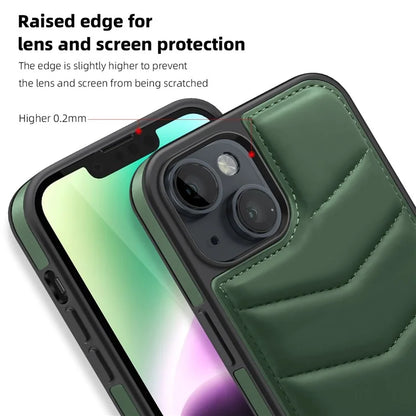For iPhone 14 Case Case Compatible with MagSafe RFID Blocking Card Slot Leather Back Cover