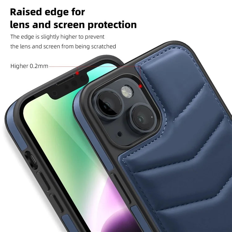 For iPhone 14 Case Case Compatible with MagSafe RFID Blocking Card Slot Leather Back Cover