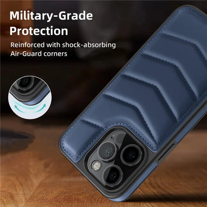 For iPhone 15 Pro Case Compatible with MagSafe RFID Blocking Card Slot Leather Back Cover
