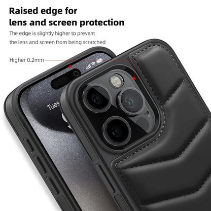 For iPhone 15 Pro Case Compatible with MagSafe RFID Blocking Card Slot Leather Back Cover