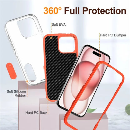 For iPhone 16 Pro Max Case Kickstand Shockproof PC+Silicone+EVA Phone Cover