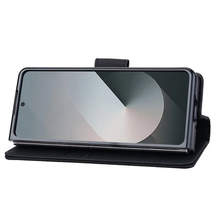 For Samsung Galaxy Z Fold6 5G Case Rhombus Pattern Leather Wallet Phone Cover