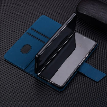 For Samsung Galaxy Z Fold6 5G Case Rhombus Pattern Leather Wallet Phone Cover