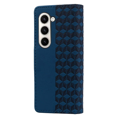 For Samsung Galaxy Z Fold6 5G Case Rhombus Pattern Leather Wallet Phone Cover