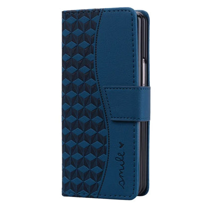 For Samsung Galaxy Z Fold6 5G Case Rhombus Pattern Leather Wallet Phone Cover
