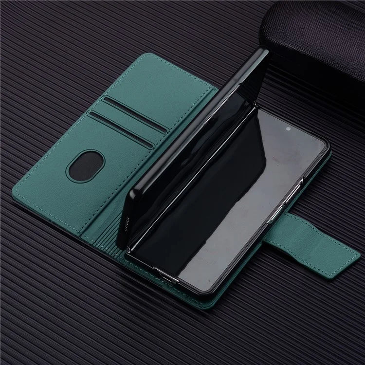 For Samsung Galaxy Z Fold6 5G Case Rhombus Pattern Leather Wallet Phone Cover