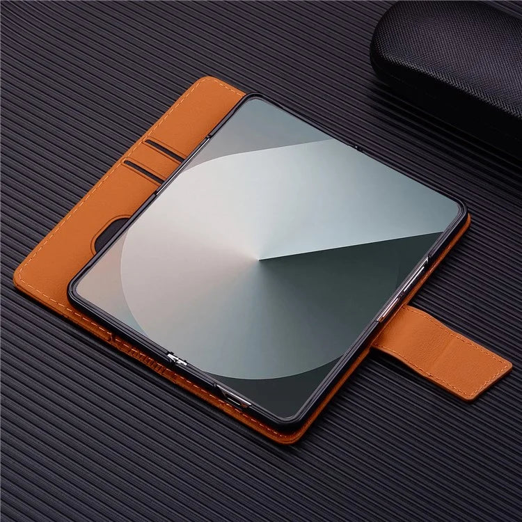 For Samsung Galaxy Z Fold6 5G Case Rhombus Pattern Leather Wallet Phone Cover