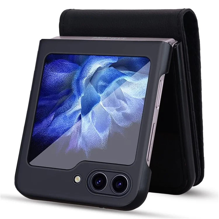 For Samsung Galaxy Z Flip6 5G Case Rhombus Pattern Leather Phone Cover