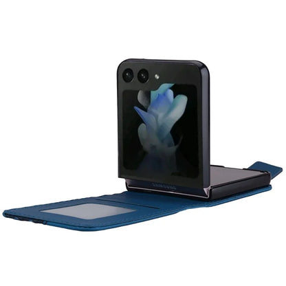 For Samsung Galaxy Z Flip6 5G Case Rhombus Pattern Leather Phone Cover