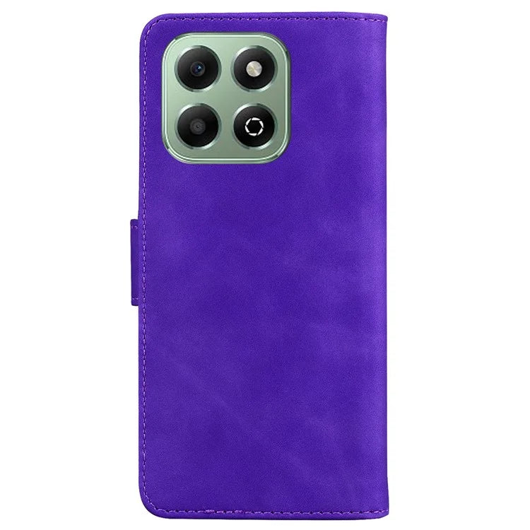 For Honor X6b 4G Stand Case PU Leather Phone Cover Butterfly Printed