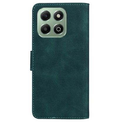 For Honor X6b 4G Stand Case PU Leather Phone Cover Butterfly Printed