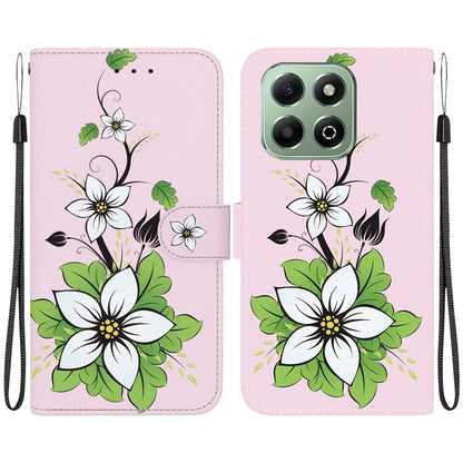 For Honor X6b 4G Case Anti-Drop Leather Wallet Phone Cover Pattern Printing
