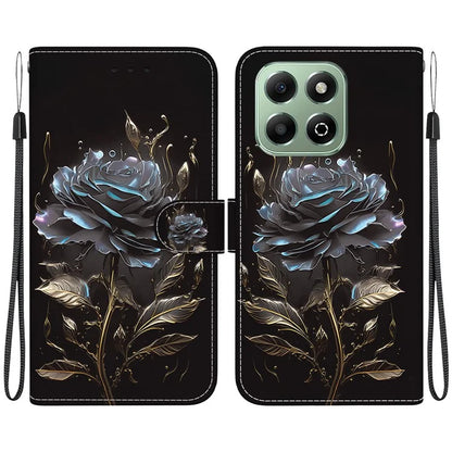 For Honor X6b 4G Case Anti-Drop Leather Wallet Phone Cover Pattern Printing