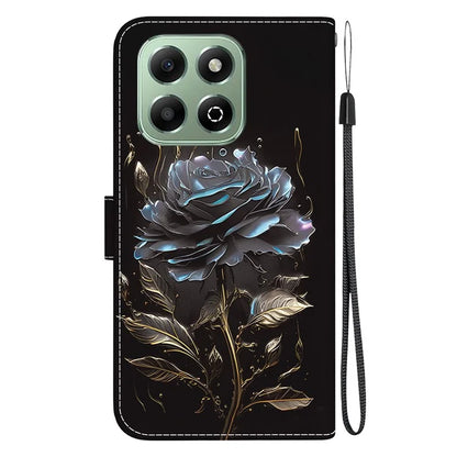 For Honor X6b 4G Case Anti-Drop Leather Wallet Phone Cover Pattern Printing