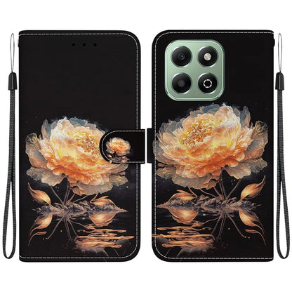For Honor X6b 4G Case Anti-Drop Leather Wallet Phone Cover Pattern Printing