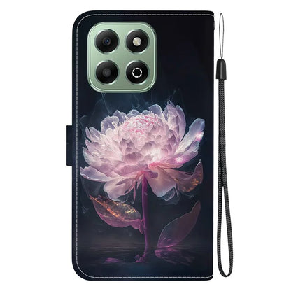 For Honor X6b 4G Case Anti-Drop Leather Wallet Phone Cover Pattern Printing