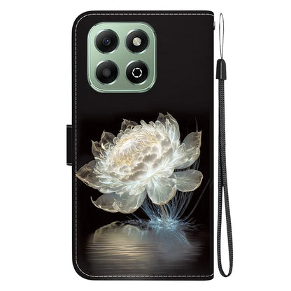 For Honor X6b 4G Case Anti-Drop Leather Wallet Phone Cover Pattern Printing