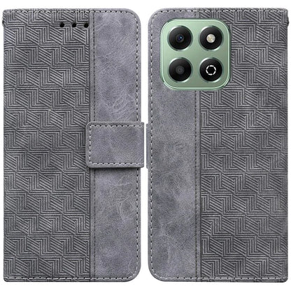 For Honor X6b 4G Case Geometry Pattern Leather Wallet Phone Cover