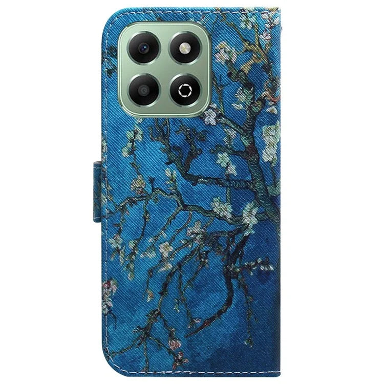 For Honor X6b 4G Case Pattern Print Leather Wallet Phone Cover