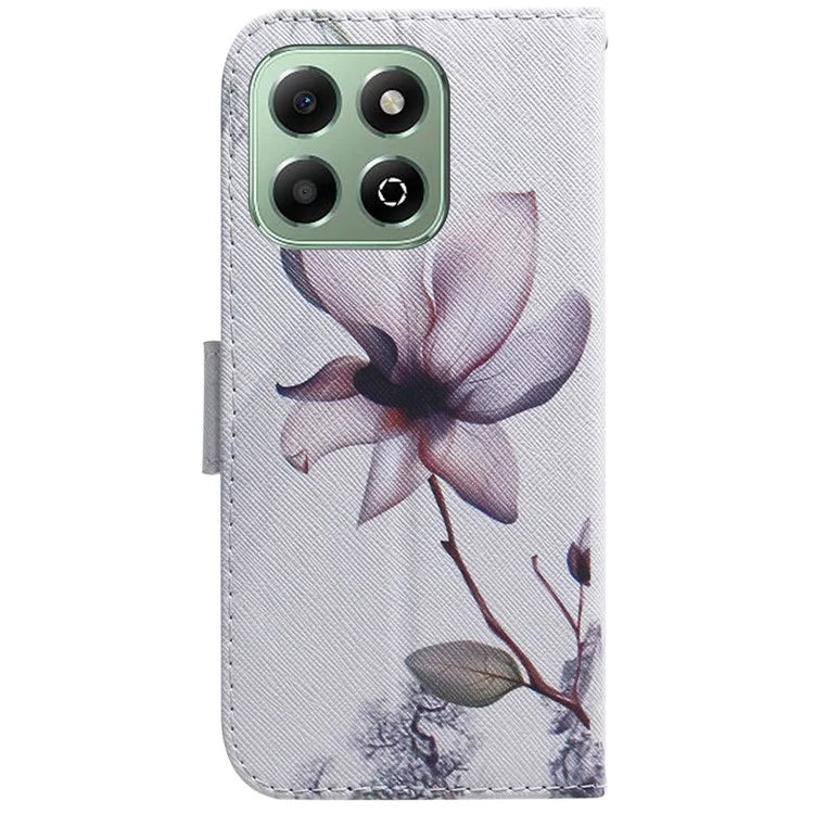 For Honor X6b 4G Case Pattern Print Leather Wallet Phone Cover