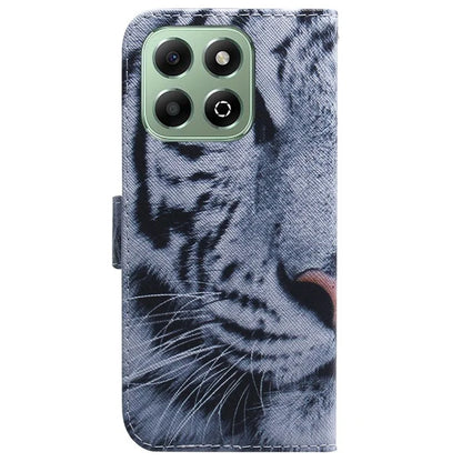 For Honor X6b 4G Case Pattern Print Leather Wallet Phone Cover
