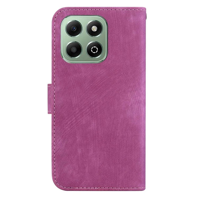 For Honor X6b 4G Wallet Phone Case Tiger Imprint Shockproof Leather Cover