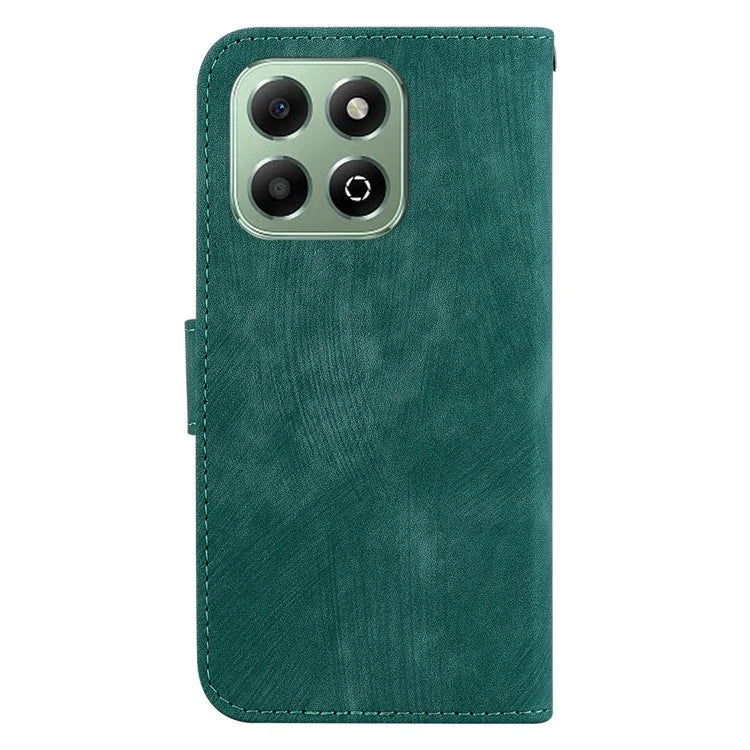 For Honor X6b 4G Wallet Phone Case Tiger Imprint Shockproof Leather Cover